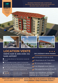 
                                                                                        Vente
                                                                                         Appartement de 150 m2 de 3 pièces 2 chambres