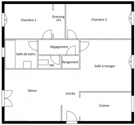 
                                                                                        Vente
                                                                                         Appartement traverssant