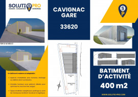 
                                                                                        Vente
                                                                                         BÂTIMENT ACTIVITÉS 400 M2