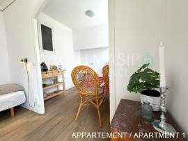 
                                                                                        Vente
                                                                                         IMMEUBLE DE RAPPORT : 3 APPARTEMENTS, TERRASSES ET JARDINET ARRIERES, POSSIBILITE GARAGE, CENTRE DE AXAT