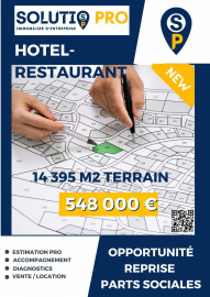 
                                                                                        Vente
                                                                                         Parts de SCI hôtel restaurant en Gironde