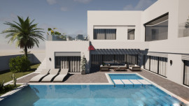 
                                                                                        Vente
                                                                                         PROJET VILLA  AVEC PISCINE À MEZRAYA ZA - RÉF V658