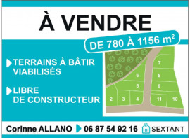 
                                                                                        Vente
                                                                                         TERRAIN CONSTRUCTIBLE VIABILISÉ GUERLÉDAN