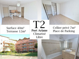 
                                                                                        Vente
                                                                                         App 2 Pièces + cellier + parking - Port Ariane