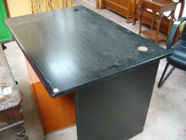 
                                                                        Meuble
                                                                         Bureau bois noir, promotion