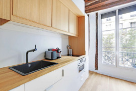 
                                                                                        Location
                                                                                         Cozy studio meuble et rénové - rue des Archives