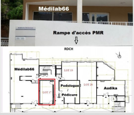 
                                                                                        Vente
                                                                                         Local Commercial+Parking Privé Maison Médicale