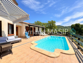 
                                                                                        Vente
                                                                                         MAGNIFIQUE VILLA 130M² HAB, TERRASSE PISCINE, DOUBLE GARAGE, GRAND TERRAIN, VUE IMPRENABLE, AU CALME