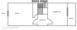 
                                                                                        Vente
                                                                                         Maison de ville 7 pièces avec terrasse et balcon en cours de rénovation