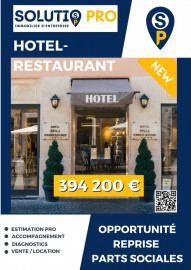 
                                                                                        Vente
                                                                                         Opportunité rachat de parts SARL hôtel restaurant