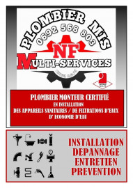 
                                                                                        Travaux, bricolage, jardinage
                                                                                         PRESTATAIRE DE SERVICES PLOMBERIE/SANITAIRE