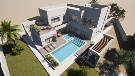 
                                                                                        Vente
                                                                                         PROJET VILLA  AVEC PISCINE À MEZRAYA ZA - RÉF V658