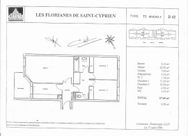 
                                                                                        Location
                                                                                         T3 Les Arènes 68m2