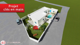 
                                                                                        Vente
                                                                                         UN PROJET D UNE MAISON CONTEMPORAINE A  DJERBA