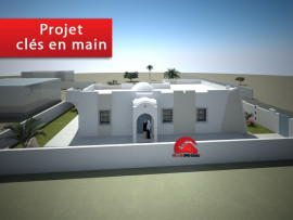 
                                                                                        Vente
                                                                                         UN PROJET D UNE MAISON PLAIN PIED A  DJERBA