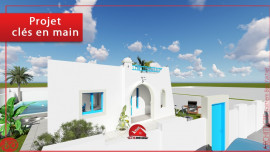 
                                                                                        Vente
                                                                                         UN PROJET D UNE VILLA MODERNE A HOUMT SOUK DJERBA