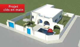 
                                                                                        Vente
                                                                                         UN PROJET D UNE VILLA STYLE DJERBIEN A  DJERBA