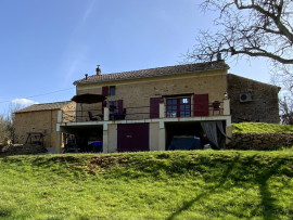 3 maisons/gîtes en pierre avec étang de baignade Le Buisson-de-Cadouin