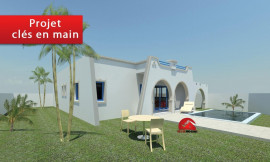 UN PROJET D UNE VILLA STYLE DJERBIEN A  DJERBA Brévainville