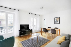 Appartement meublé de 48 m2 Paris 19ème