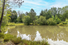 DORDOGNE PROPRIETE PERIGOURDINE 4 HA ETANG CHALETS Saint Remy De Bellegarde