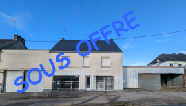 Immeuble locaux commerciaux, habitation, hangar 550 m2 GUEMENE SUR SCORFF