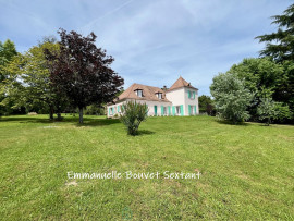 Périgourdine, vie de plain-pied, 4 chambres, double-garage, superbe terrain, jolie vue dégagée, pas de vis à vis, secteur calme BERGERAC SUD