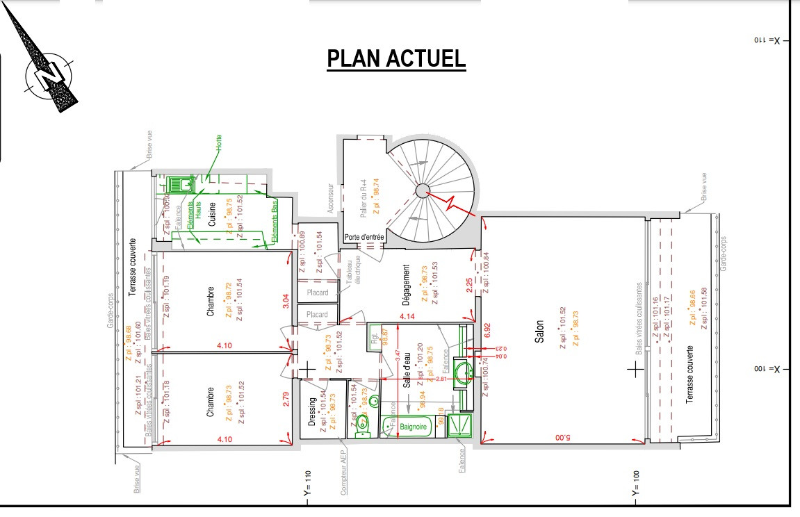 
                                                Vente
                                                 3/4 pièces VUE MER Parc Coromandel a  vendre a rénover