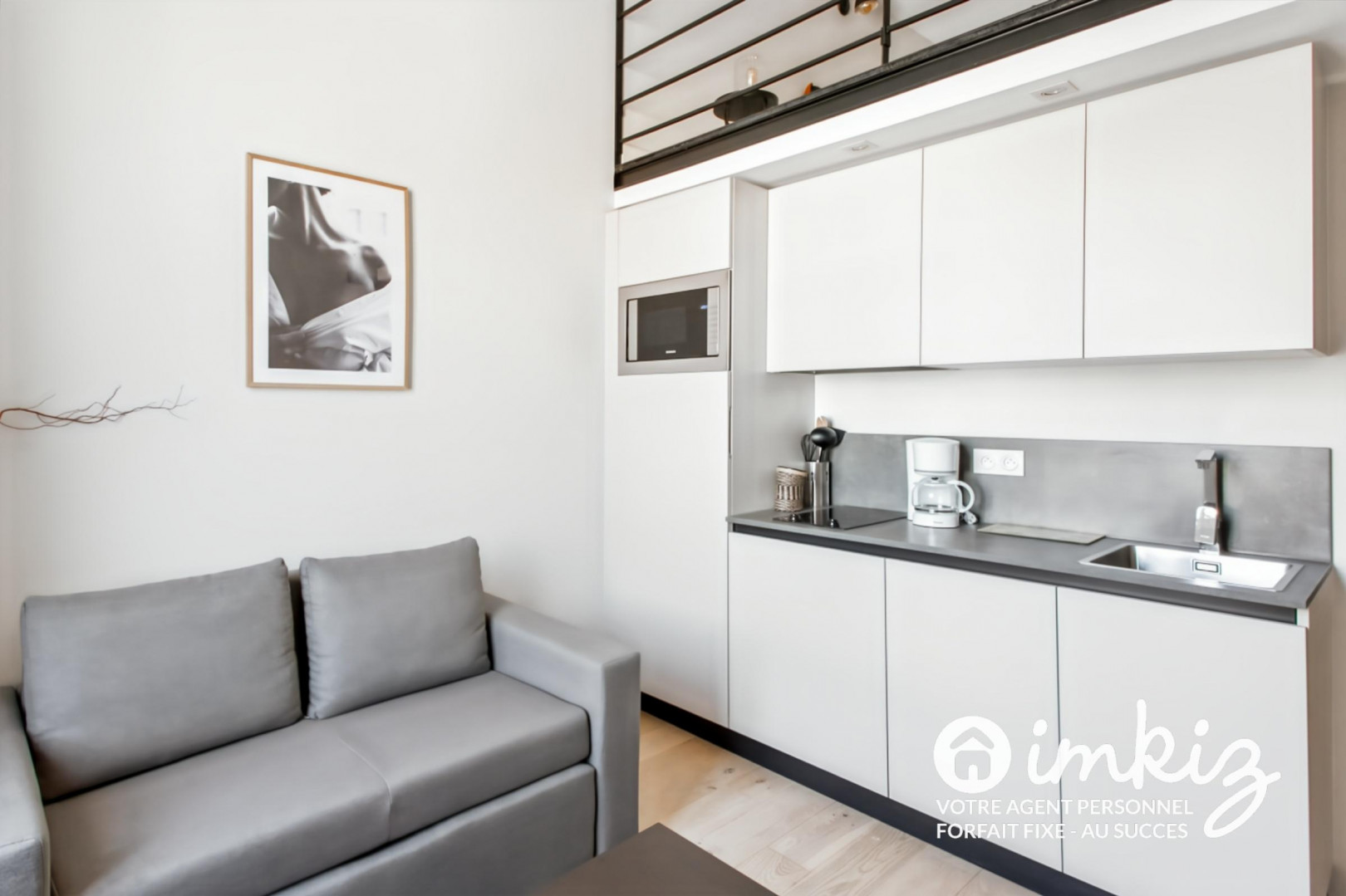 
                                                Vente
                                                 Appartement 1 pièce dans Carré d'Or à Nice