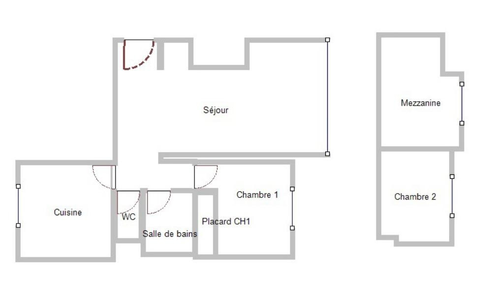 
                                                Vente
                                                 Appartement 3 pièces