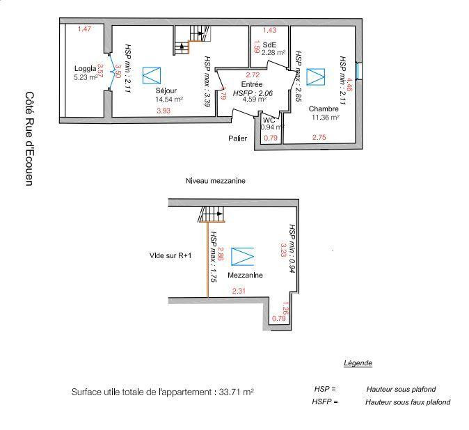 
                                                Vente
                                                 Appartement 3 pièces loué nu