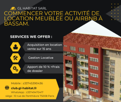 
                                                Vente
                                                 Appartement de 150 m2 de 3 pièces 2 chambres