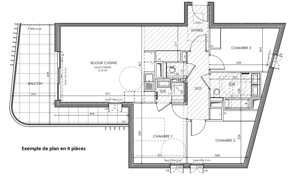 
                                                Vente
                                                 Appartement NEUF VEFA 4 pieces vue mer a vendre nice ouest lanterne