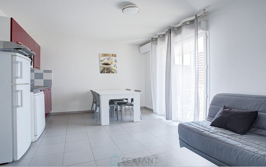 
                                                Vente
                                                 APPARTEMENT T2 PLUS CABINE. 6 COUCHAGES. TERRASSE. PARKING.