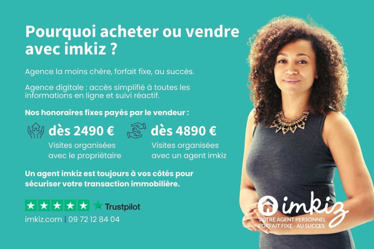 
                                                Vente
                                                 Charmant T2 traversant, lumineux et sans vis-à-vis