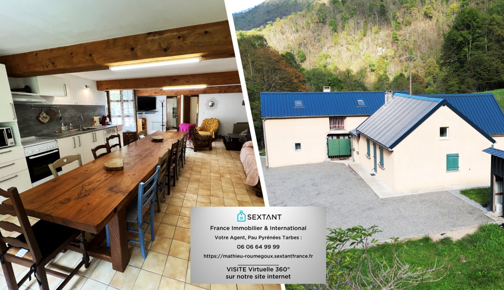 
                                                Vente
                                                 Ensemble de 2 Maisons mitoyennes en entrée de vallée Pyrénéenne