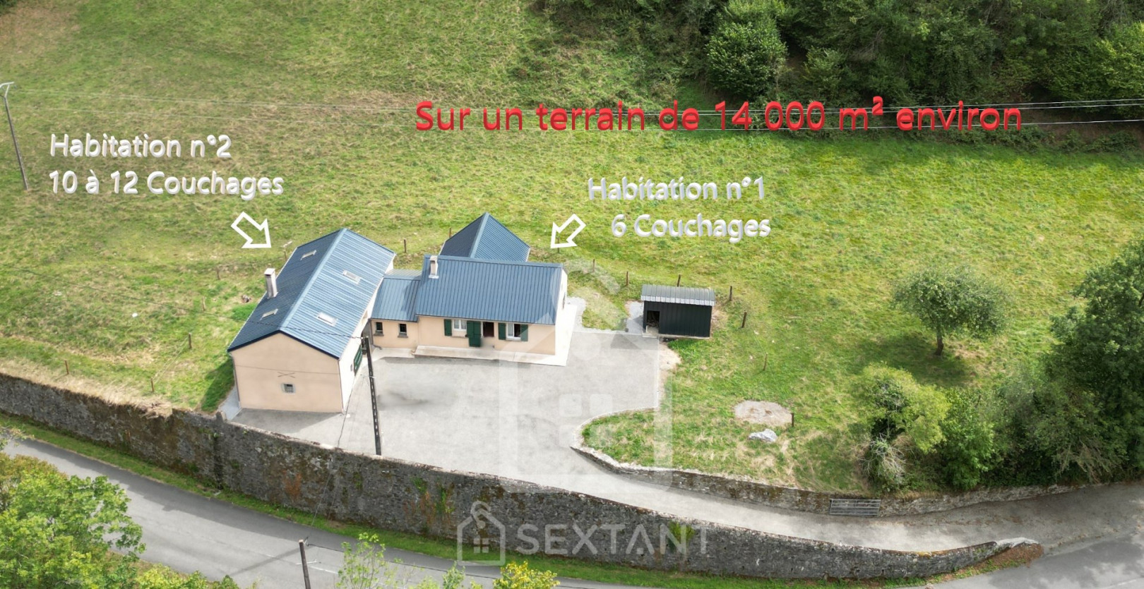 
                                                Vente
                                                 Ensemble de 2 Maisons mitoyennes en entrée de vallée Pyrénéenne