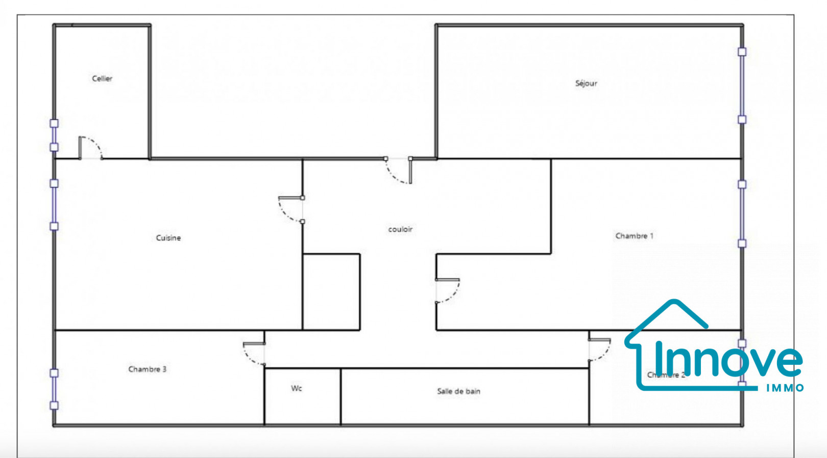 
                                                Vente
                                                 LA ROSERAIE:3 chambres avec excellent DPE C