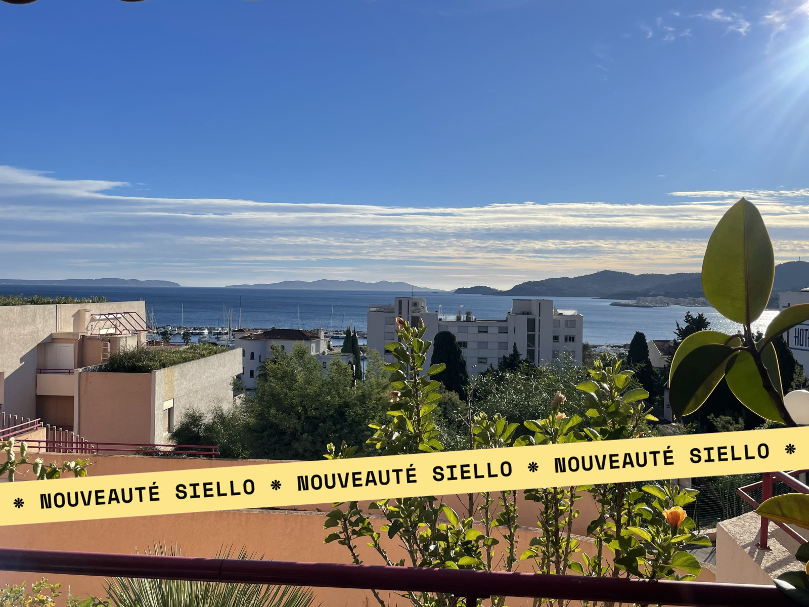 
                                                Vente
                                                 LE LAVANDOU 3 pièce(s) 64m2 rénové Superbe vue mer Piscine Parking couvert