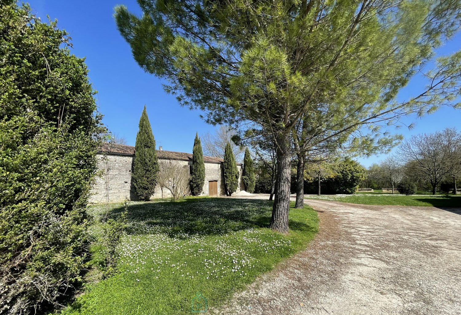 
                                                Vente
                                                 MAISON CHARENTAISE AVEC COUR, JARDIN ET DEPENDANCES