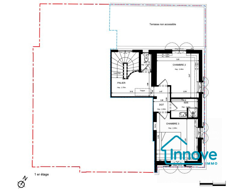 
                                                Vente
                                                 Maison jumelée du XIXème entièrement rénovée