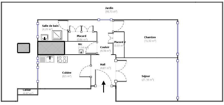 
                                                Vente
                                                 Nice Cimiez - Grand 2 pièces de 62m² en rez-de-jardin avec 99m² d'extérieurs