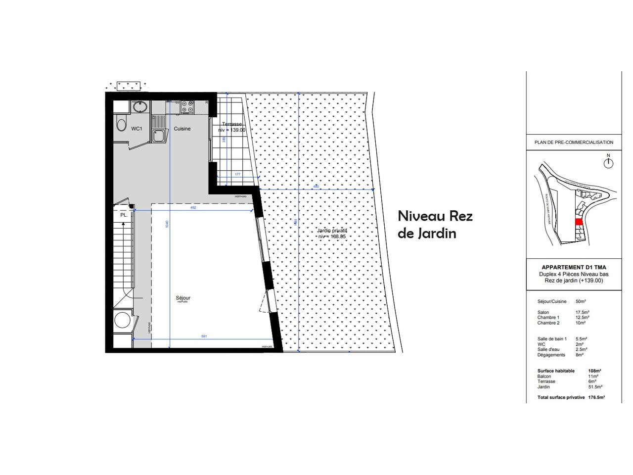 
                                                Vente
                                                 Nice Ouest 4 pièces Luxe en Duplex avec jardin et VUE MER a vendre