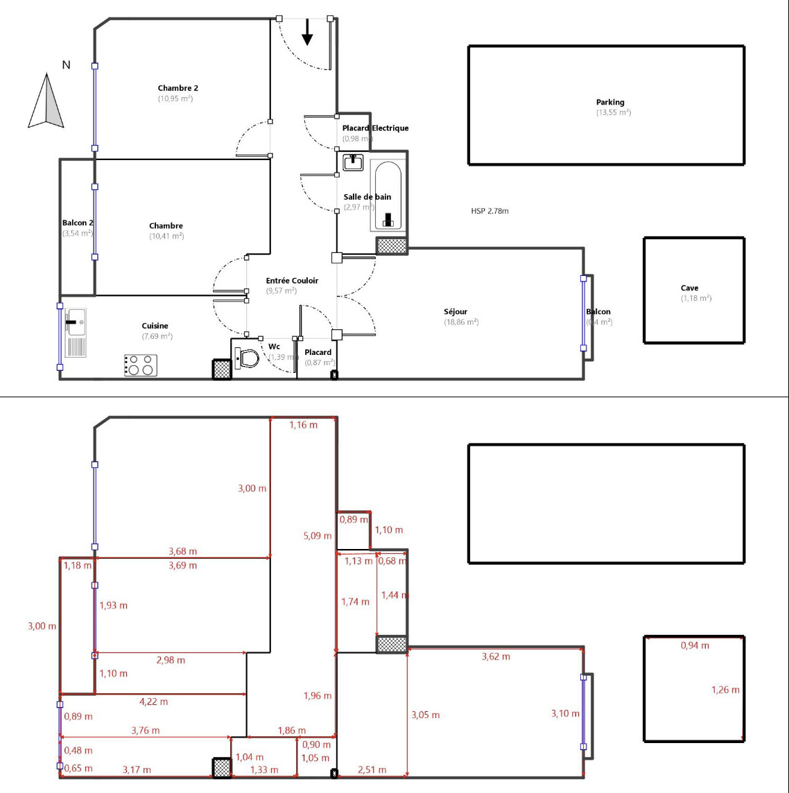 
                                                Vente
                                                 Nice St Sylvestre - Un appartement rénové avec garage, au calme, bien situé dans un secteur vivant et familial