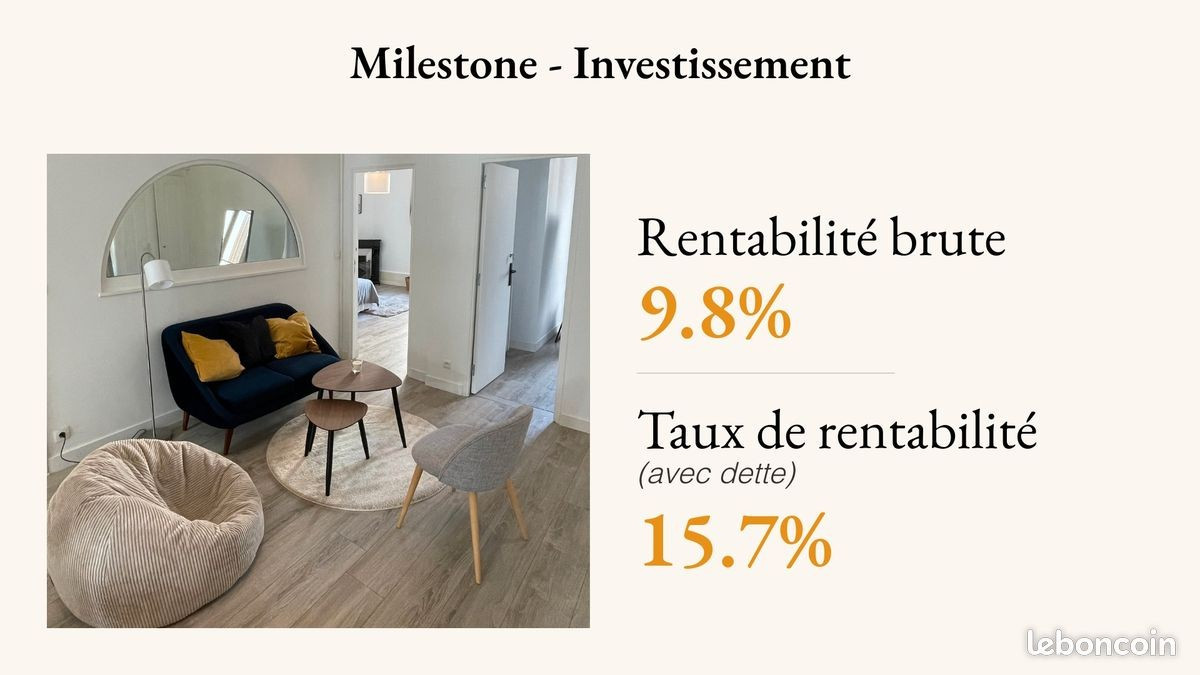 
                                                Vente
                                                 Nouvelle opportunité - Investissement immobilier