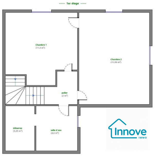 
                                                Vente
                                                 Quartier Pervenches : Maison avec 2 chambres, combles et sous-so