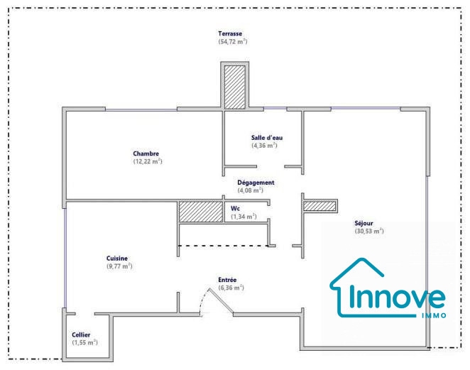 
                                                Vente
                                                 Rive-Droite : rare T3 avec terrasse de 55 m² vendu loué