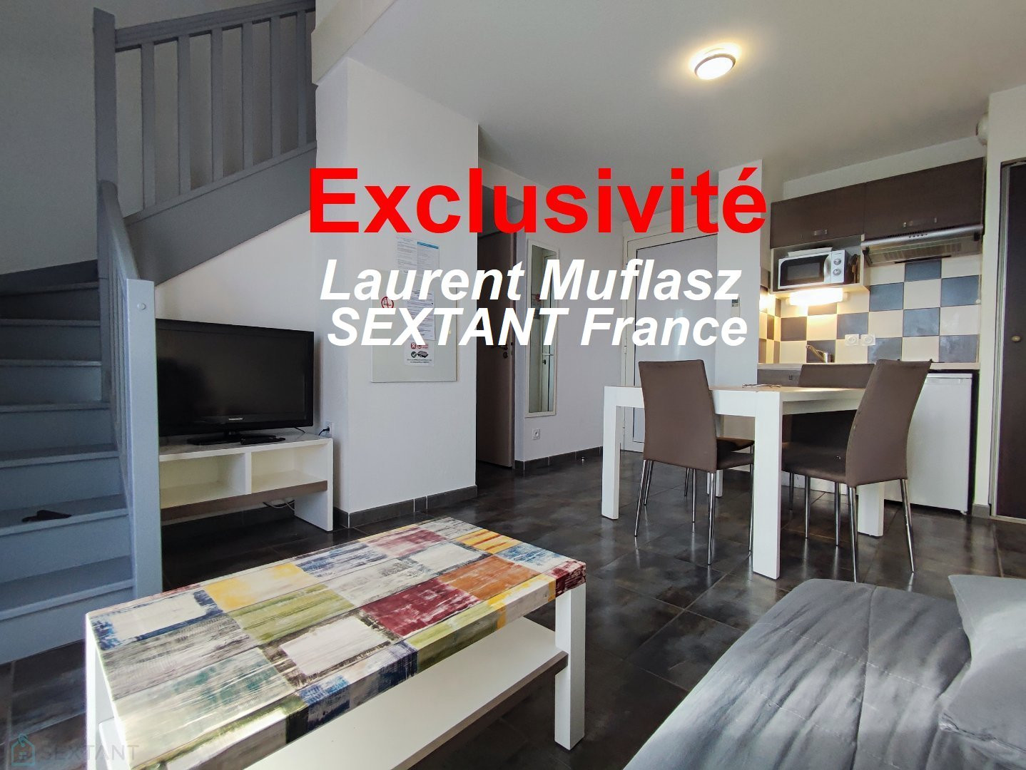 
                                                Vente
                                                 T2 D'ENV. 31 M² MEUBLÉ POUR 4 COUCHAGES AVEC TERRASSE ET UNE PLACE DE PARKING.