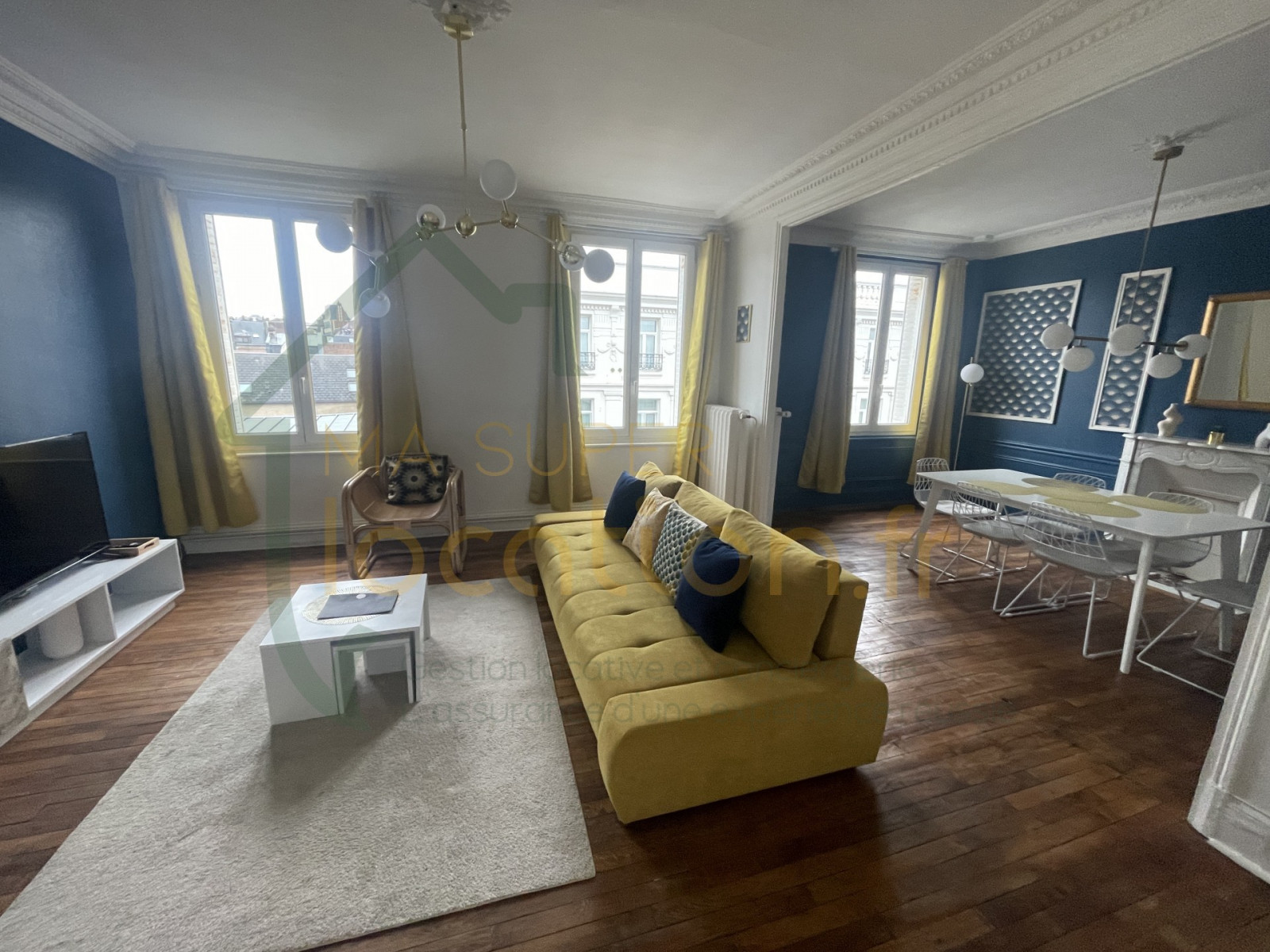 
                                                Location
                                                 T3 STYLE HAUSSMANNIEN MEUBLE AVEC GOUT