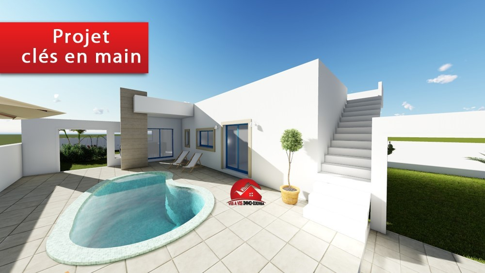 
                                                Vente
                                                 UN PROJET D UNE MAISON CONTEMPORAINE A  DJERBA